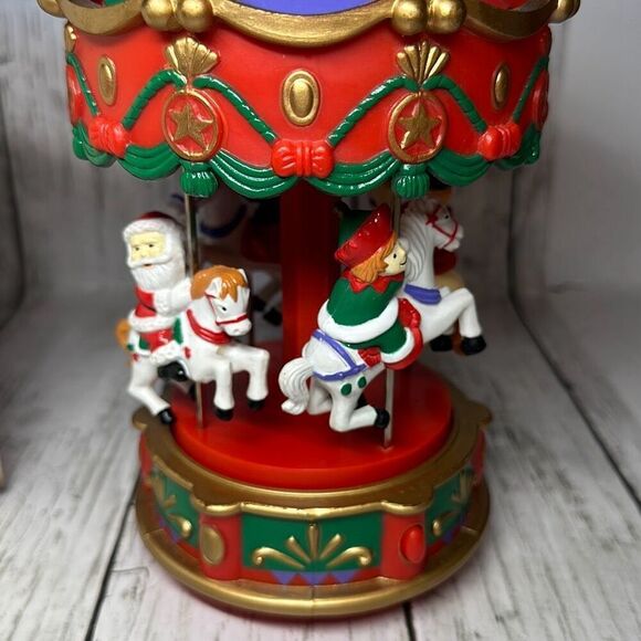 Electronic Christmas Carousel with Lights & Music - Plays 12 Melodies - Picture 7 of 8